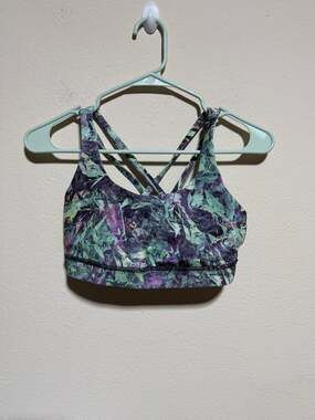 Lululemon Free to Be Serene Bra Size 6 Floral Print